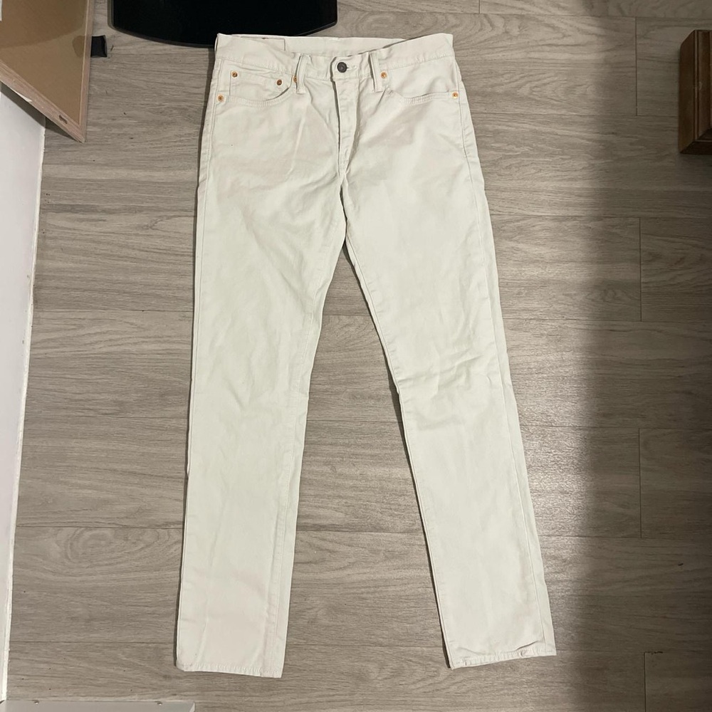 Levi's 511 Men's Cream Slim Jeans